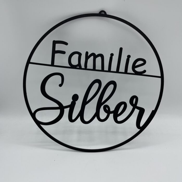 Dekoring mit Familienname personalisiert – Bild 2